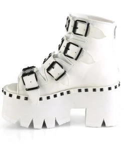 Demonia ASHES 70 White Boots