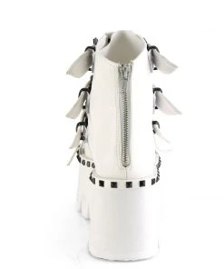 Demonia ASHES 70 White Boots