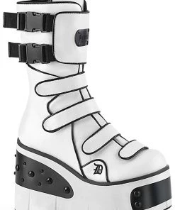 Demonia KERA 108 White Boots