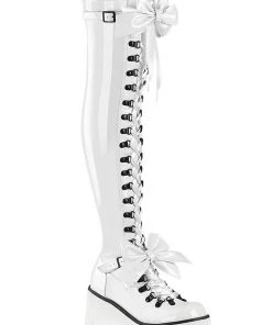 Demonia KERA 303 White Boots