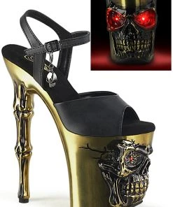 Demonia Rapture 809-LT Copper Shoes Gothic Boots