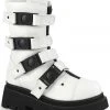 Demonia RENEGADE 55 White Boots All Footwear
