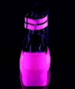 Gothic Boots Demonia Shaker 52 Boots Neon Pink