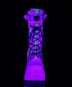 Demonia Shaker 70 Boots White All Footwear