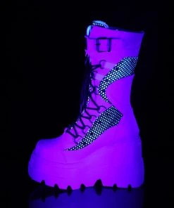 Demonia Shaker 70 Boots White All Footwear