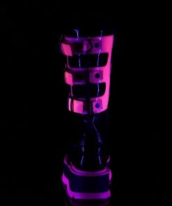 Demonia SLACKER 156 Pink Boots Gothic Boots 10 Demonia SLACKER 156 Pink Boots Gothic Boots