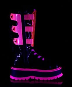 Demonia SLACKER 156 Pink Boots Gothic Boots 11 Demonia SLACKER 156 Pink Boots Gothic Boots