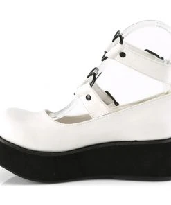 Demonia SPRITE 02 White Shoes