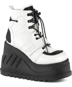 Demonia STOMP 13 White Boots