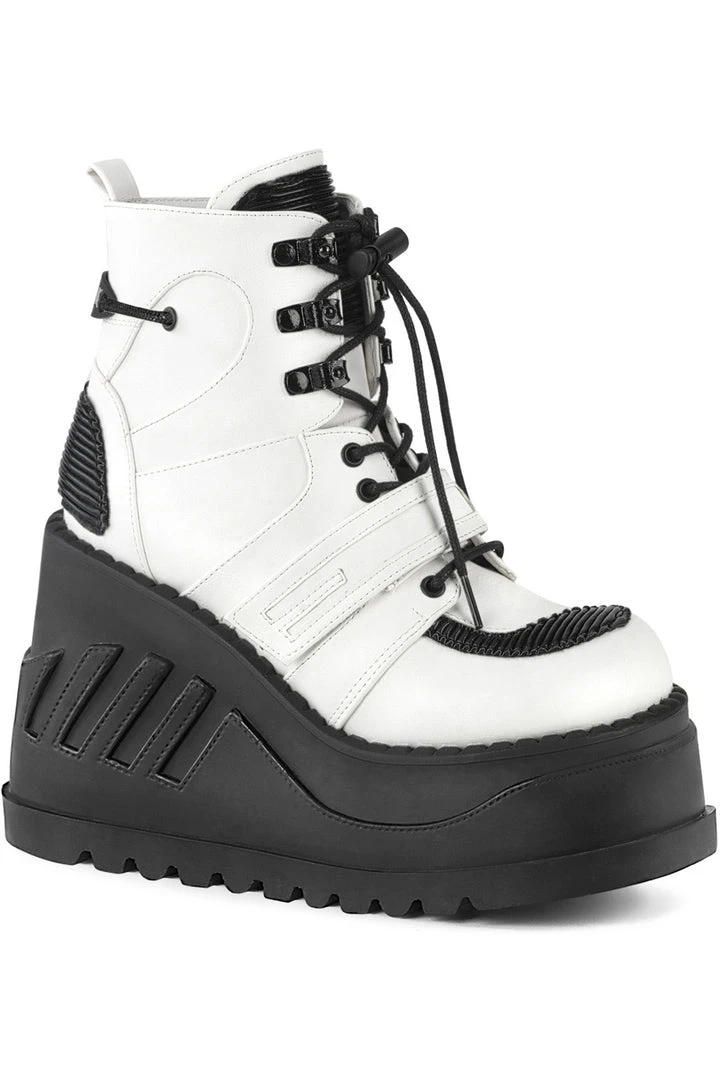 Demonia STOMP 13 White Boots 3 Demonia STOMP 13 White Boots
