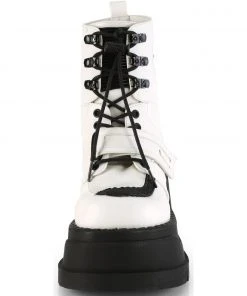 Demonia STOMP 13 White Boots