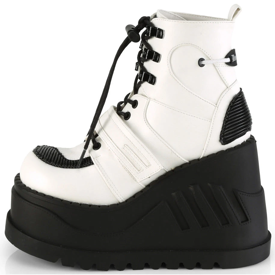 Demonia STOMP 13 White Boots 5 Demonia STOMP 13 White Boots