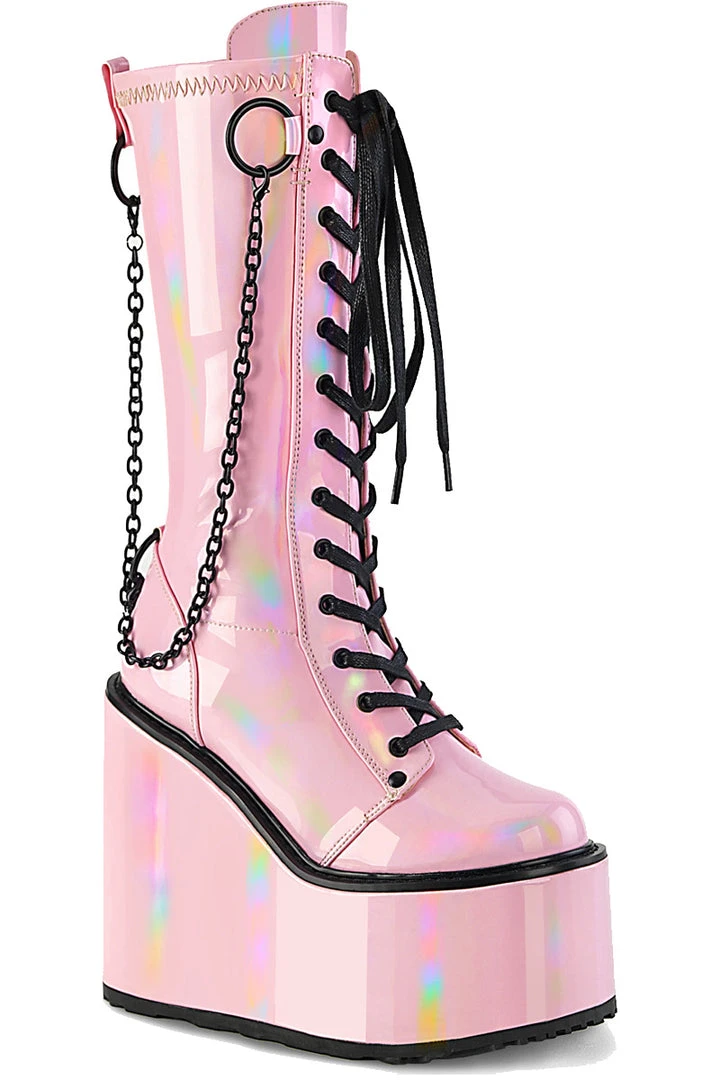 Demonia SWING 150 Pink Patent Boots 3 Demonia SWING 150 Pink Patent Boots