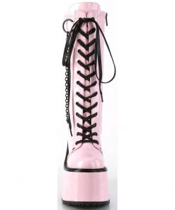 Demonia SWING 150 Pink Patent Boots