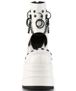 Demonia WAVE 22 White Boots