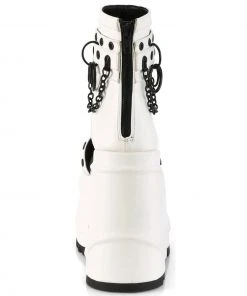 Demonia WAVE 22 White Boots