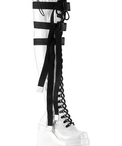 Demonia WAVE 315 White Boots
