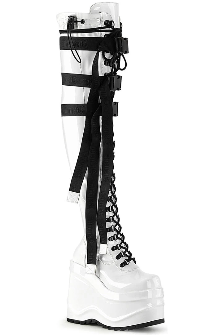 Demonia WAVE 315 White Boots 3 Demonia WAVE 315 White Boots
