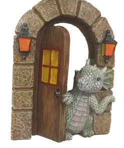 Dragons Dragon Door Ornament Garden