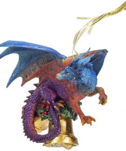Gothic Gifts All Homeware Dragon Bells Hanging Ornament