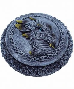 Alternative Gifts Dragon Box Round Black