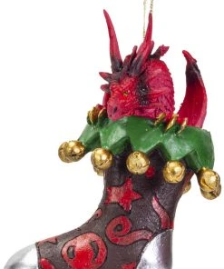 Gothic Gifts Dragon Stocking Hanging Ornament All Homeware