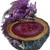 Alternative Gifts Dragon On Crystal LED Purple