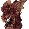 Puckator All Homeware Dragons Head Backflow Incense Burner Red
