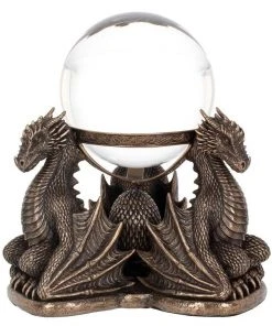 Nemesis Now Dragons Prophecy Crystal Ball Holder All Homeware