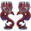 Nemesis Now Dining & Barware Dragons Devotion Goblets