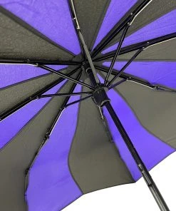 Soake Gothic Accessories Purple And Black Swirl Folding Umbrella