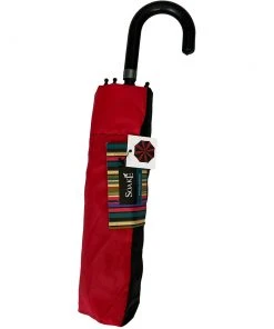 Soake Red And Black Swirl Folding Umbrella 9 Soake Red And Black Swirl Folding Umbrella