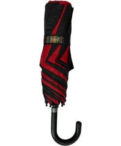 Soake Red And Black Swirl Folding Umbrella 10 Soake Red And Black Swirl Folding Umbrella