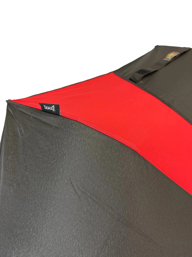 Soake Red And Black Swirl Folding Umbrella 7 Soake Red And Black Swirl Folding Umbrella