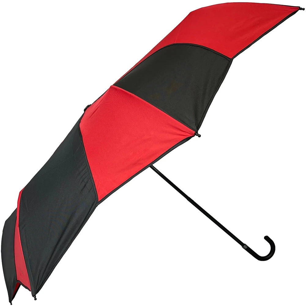 Soake Red And Black Swirl Folding Umbrella 4 Soake Red And Black Swirl Folding Umbrella