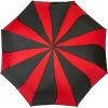 Soake Red And Black Swirl Folding Umbrella