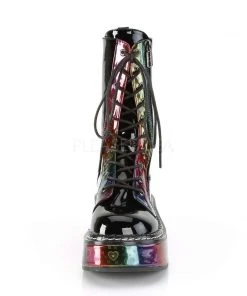 Gothic Boots Demonia EMILY 350 Boots Rainbow