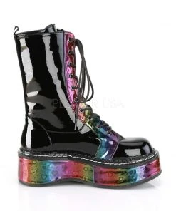 Gothic Boots Demonia EMILY 350 Boots Rainbow