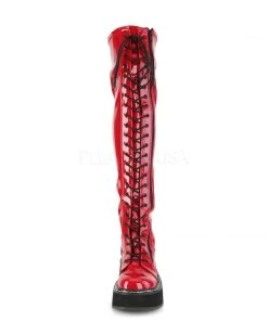 Demonia EMILY 375 Boots Red Ladies Fetish Boots 11 Demonia EMILY 375 Boots Red Ladies Fetish Boots