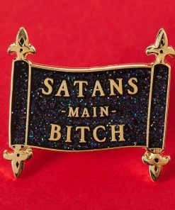 Punky Pins Satan's Main Bitch Enamel Pin Pins, Badges And Patches