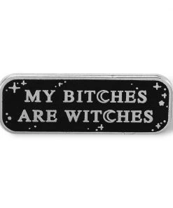 Pins, Badges And Patches Punky Pins Bitches Are Witches Enamel Pin