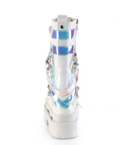 Demonia ETERNAL-115 White Boots All Footwear