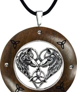 Echt EtNox Wolves With Celtic Knot Pendant