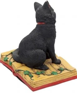 Nemesis Now Eclipse Cat Spell Book Figurine All Homeware