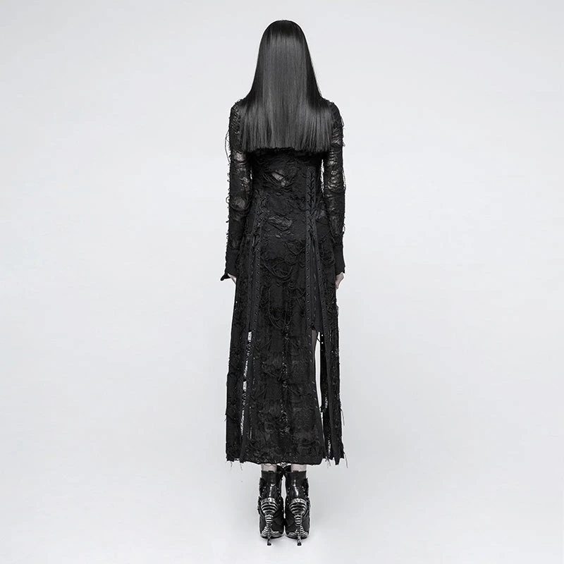Punk Rave Mater Tenebrarum Cardigan Dress Ladies Gothic Clothing 6 Punk Rave Mater Tenebrarum Cardigan Dress Ladies Gothic Clothing