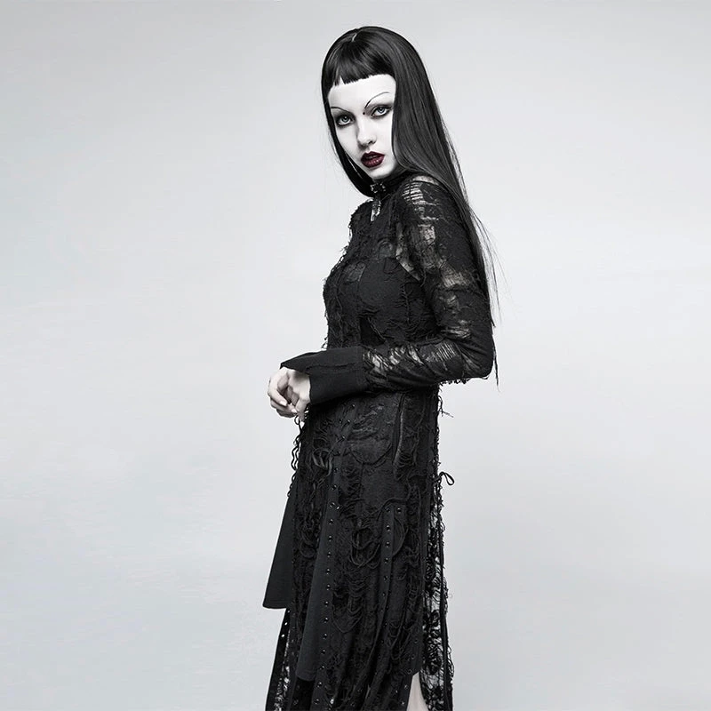 Punk Rave Mater Tenebrarum Cardigan Dress Ladies Gothic Clothing 5 Punk Rave Mater Tenebrarum Cardigan Dress Ladies Gothic Clothing