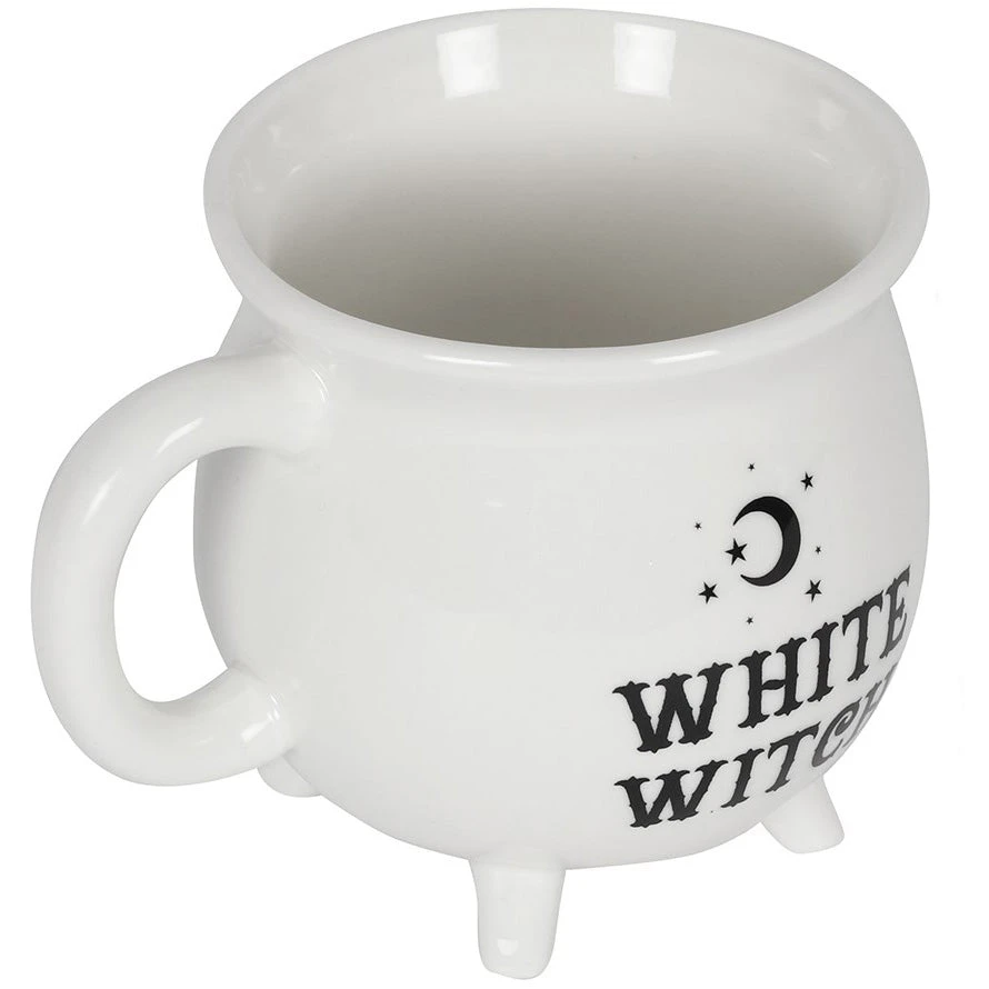 Something Different White Witch Cauldron Mug 4 Something Different White Witch Cauldron Mug