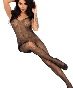Livia Corsetti Fadimena Bodystocking Black Bodystockings