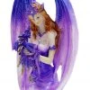 Alternative Gifts Fairy And Dragon Figurine Purple