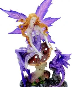 Alternative Gifts Fairy With Dragon Purple Dragons